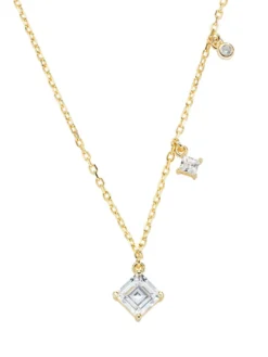 DIAMONDS Collana in argento con zirconi