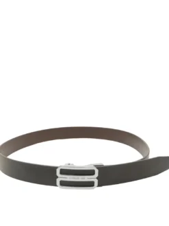 DOUBLEFACE Cintura reversibile in pelle