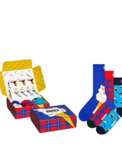 DOWNHILL SKIING Gift Box 3 paia di calze