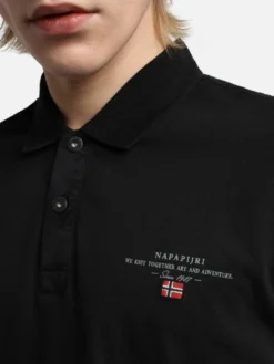 ELBAS JERSEY Polo cotone micrologo