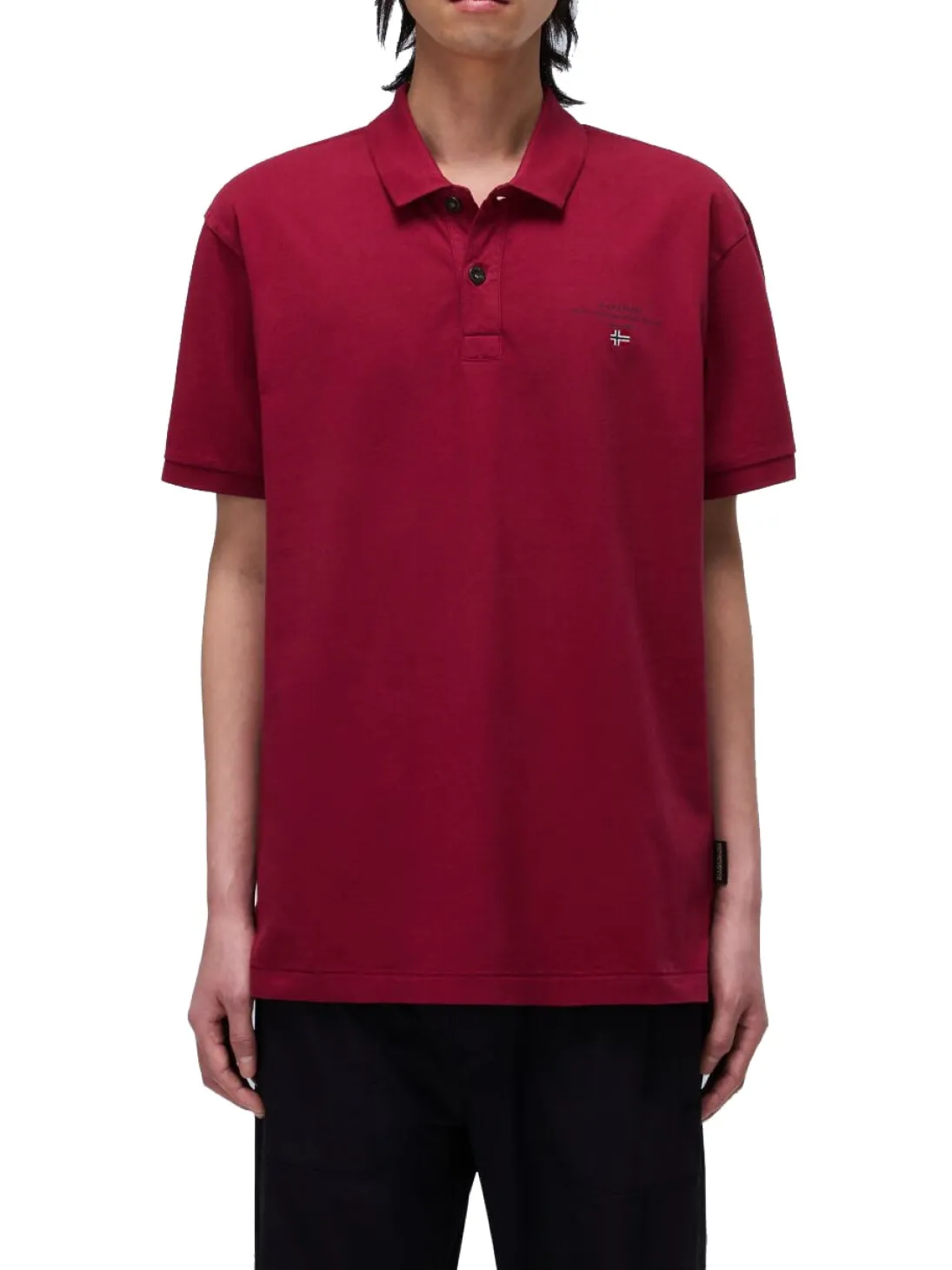 ELBAS JERSEY Polo cotone micrologo