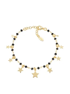 ELEGANCE Bracciale charms stelline e pietre