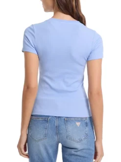 EMBRO SLIM T-shirt maniche corte a costine