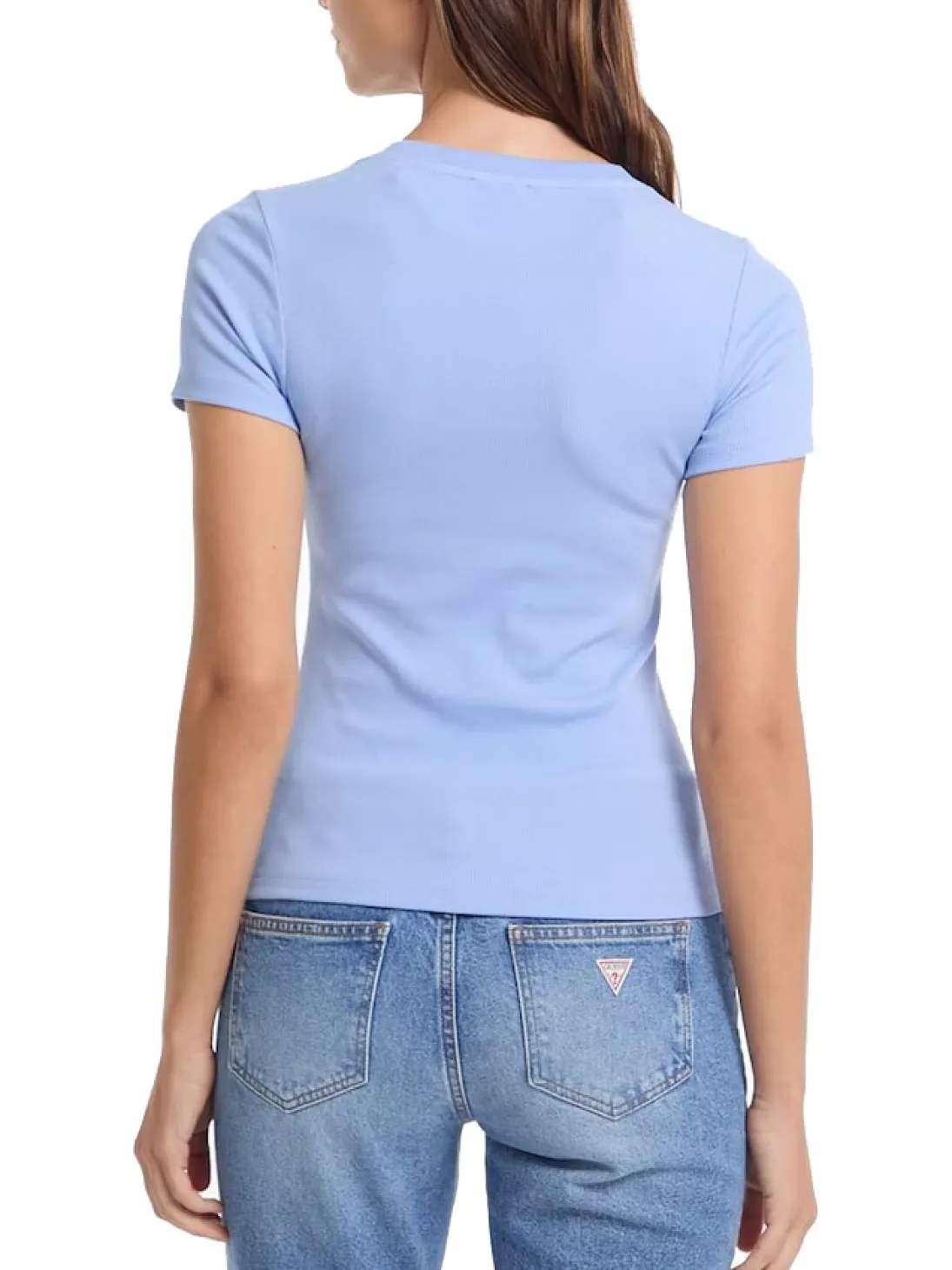 EMBRO SLIM T-shirt maniche corte a costine