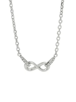 ENDLESS DREAM Collana con charm infinito e zirconi