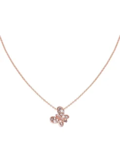 FARFALLE Collana in argento con zirconi
