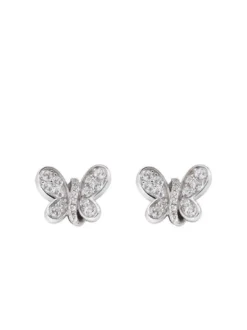 FARFALLE Orecchini in argento e zirconi