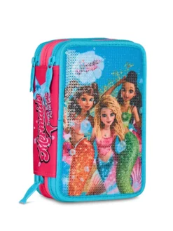 FEVER Astuccio a 3 zip con kit scuola