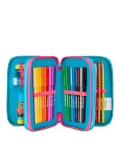 FEVER Astuccio a 3 zip con kit scuola