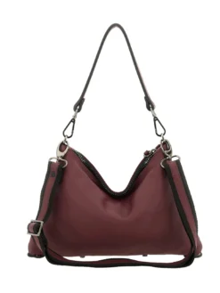 FILIPPA M Borsa a spalla, con tracolla, in pelle