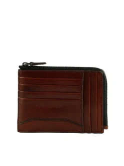 FILIPPO Portacarte in pelle con zip