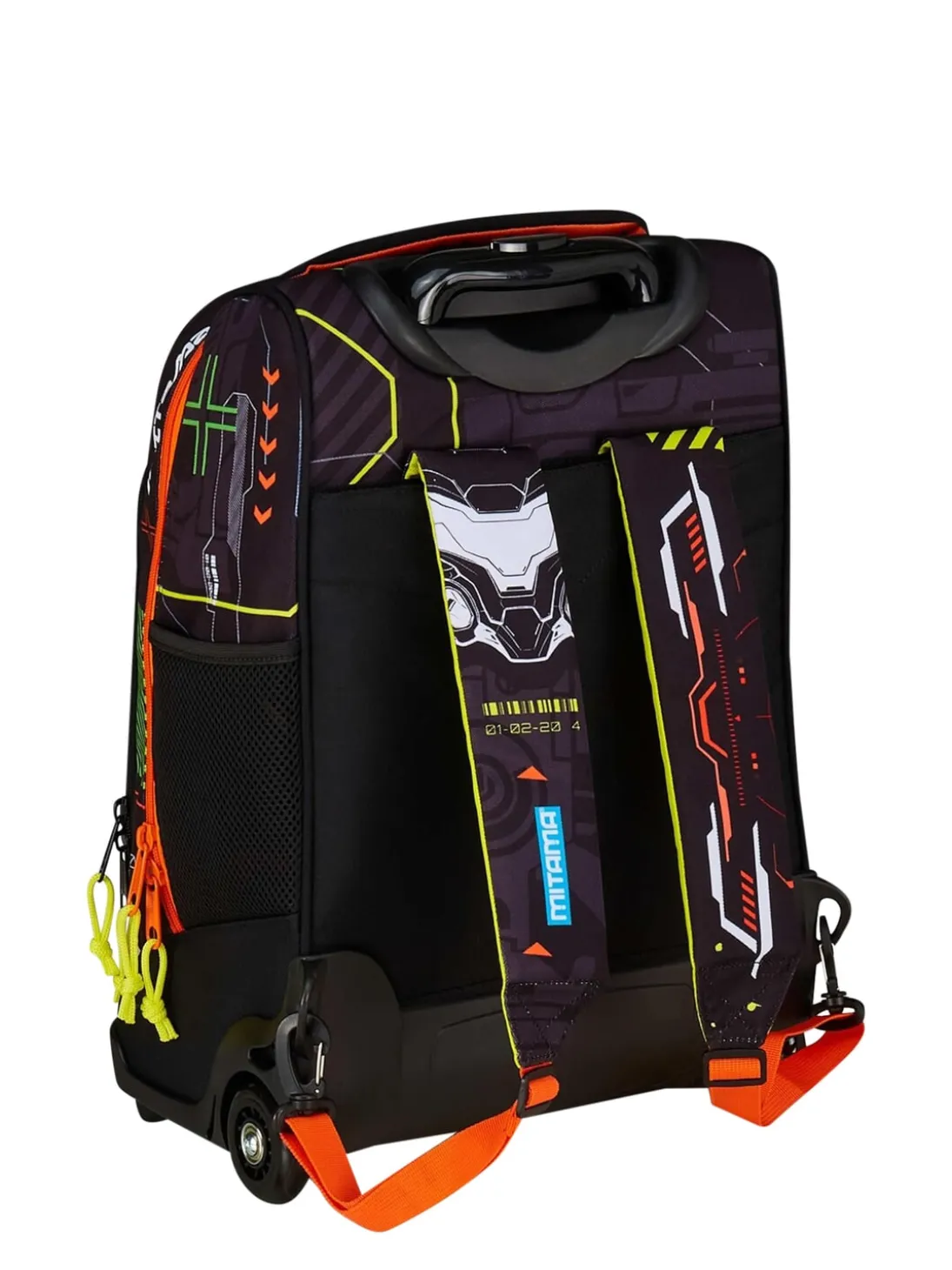 FLUO BATTLE Zaino trolley 2 ruote, fisso