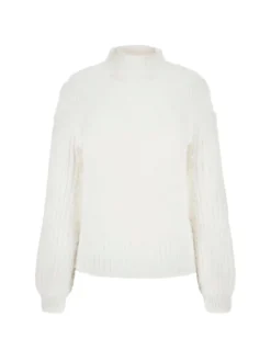 FUZZY TAKARA Maglione collo alto cut out