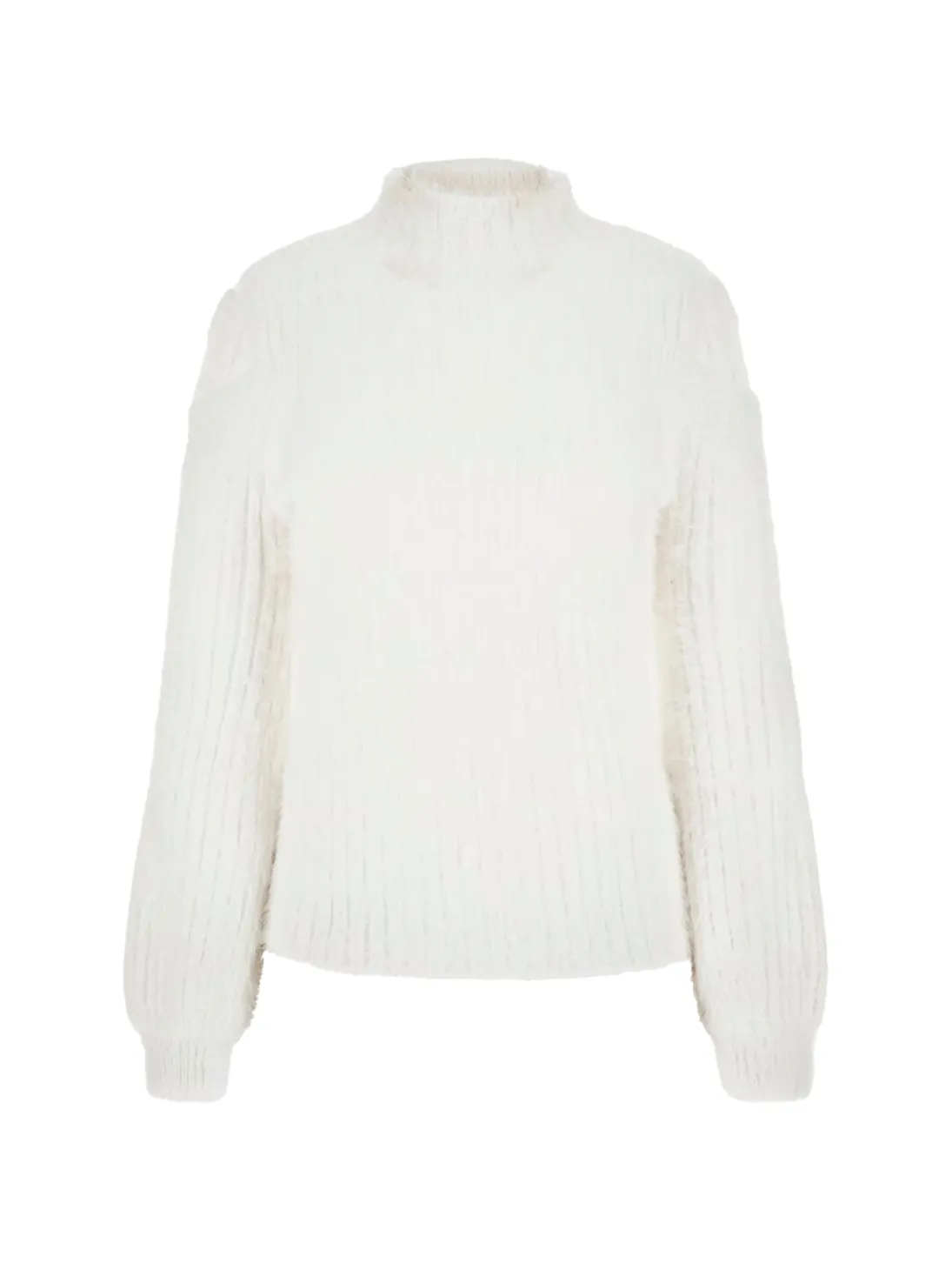 FUZZY TAKARA Maglione collo alto cut out