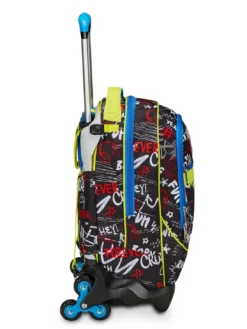 GANG BORN TO FUN BOY Zaino trolley sganciabile, 3 ruote