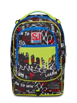 GANG BORN TO FUN BOY Zaino trolley sganciabile, 3 ruote