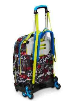 GANG BORN TO FUN BOY Zaino trolley sganciabile, 3 ruote