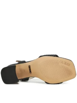 GANIKA Sandali alti con fascia in rafia