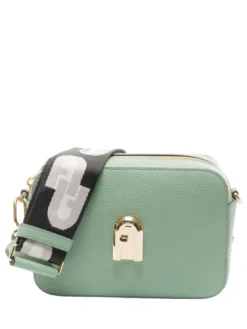 GARDENIA Borsa camera case in pelle stampa keria