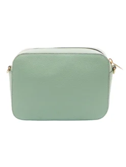 GARDENIA Borsa camera case in pelle stampa keria