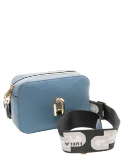 GARDENIA Borsa camera case in pelle stampa keria