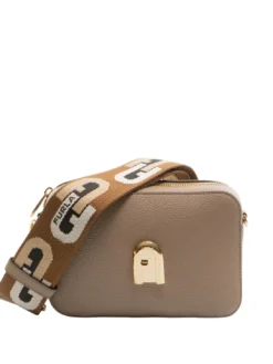 GARDENIA Borsa camera case in pelle stampa keria