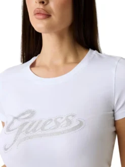 GLITTER LOGO T-shirt a manica corta, glitterata