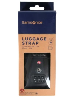GLOBAL TRAVEL Cinghia TSA per bagaglio, con combinazione