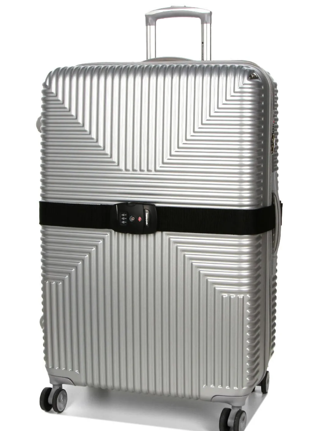 GLOBAL TRAVEL Cinghia TSA per bagaglio, con combinazione