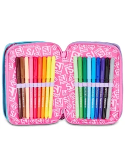 GLOW LED UNICORN GIRL Astuccio con Kit Scolastico