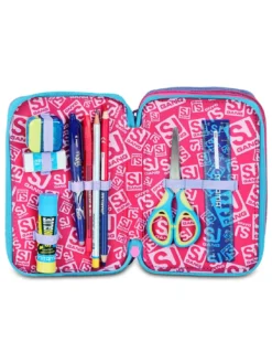 GLOW LED UNICORN GIRL Astuccio con Kit Scolastico