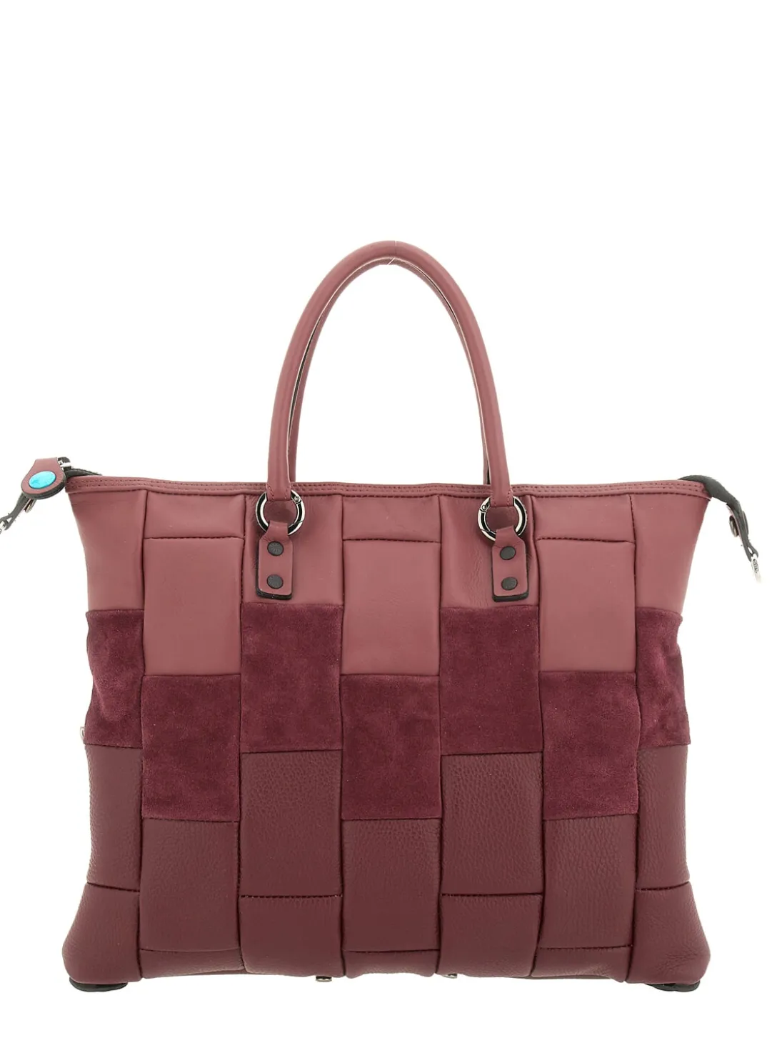 G3 PLUS L Borsa shopping trasformabile, in pelle