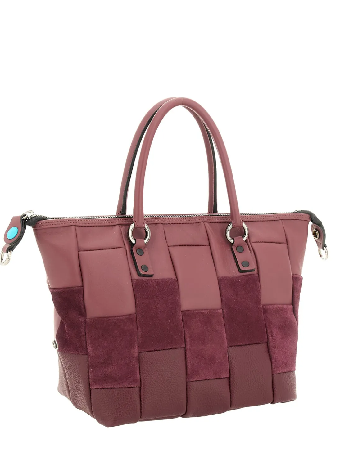 G3 PLUS L Borsa shopping trasformabile, in pelle