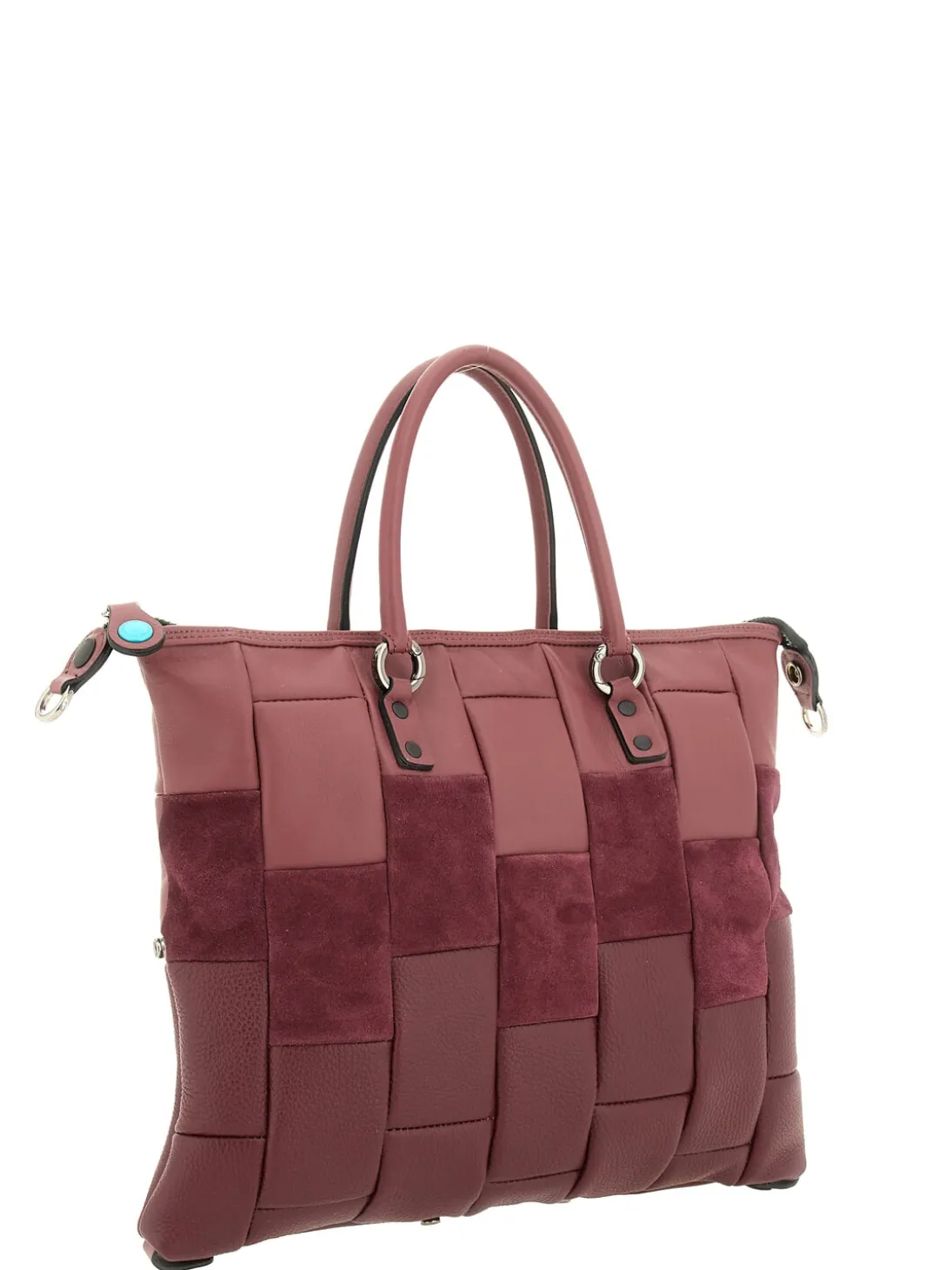 G3 PLUS L Borsa shopping trasformabile, in pelle
