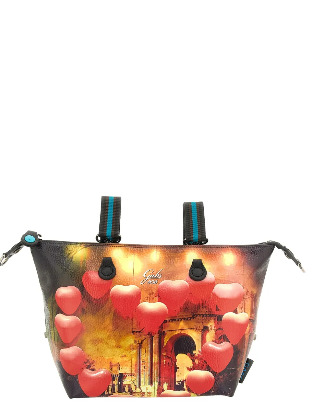 G3 PLUS MEDIUM MULTICOLOR Borsa piattina shopping trasformabile