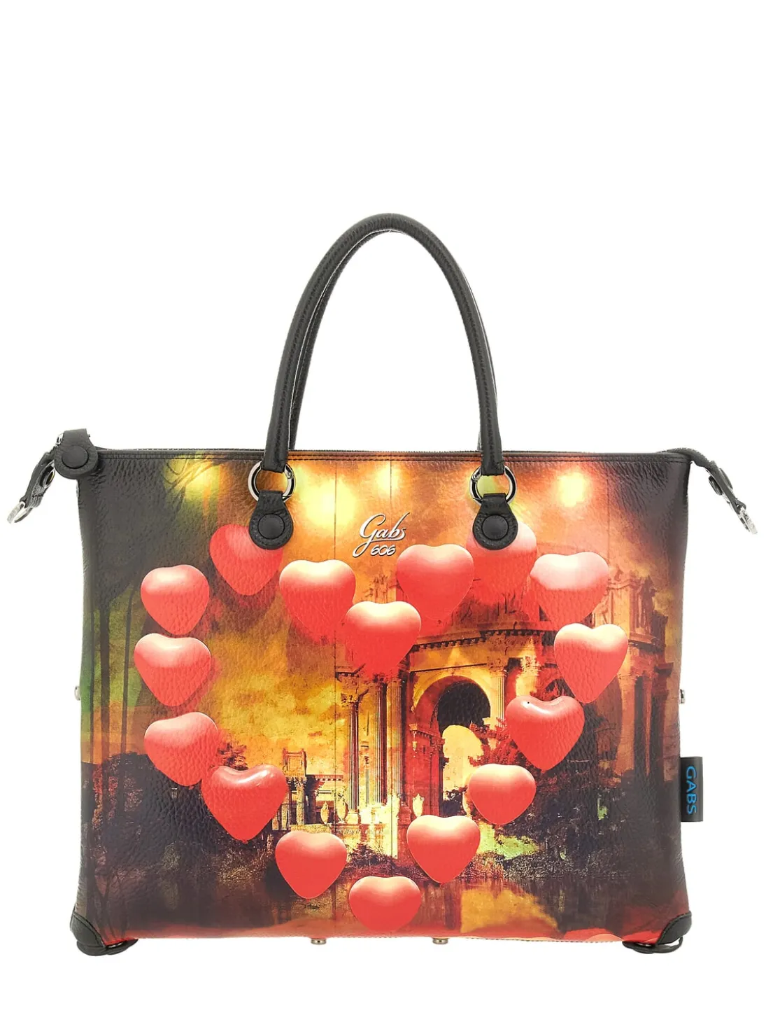 G3 PLUS MEDIUM MULTICOLOR Borsa piattina shopping trasformabile