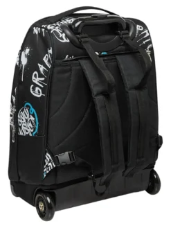 GRAFFITI BOY Zaino trolley 2 ruote, fisso