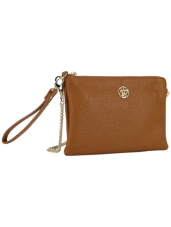 HAPPY Pochette con tracolla e polsierina