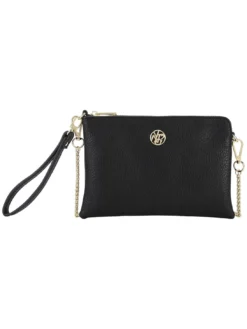 HAPPY Pochette con tracolla e polsierina
