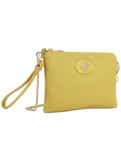 HAPPY Pochette con tracolla e polsierina