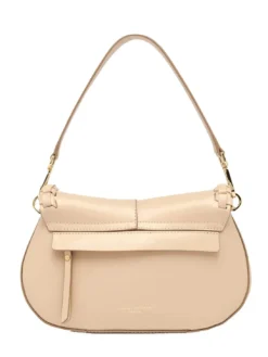 HELENA ROUND Borsa in pelle con flap