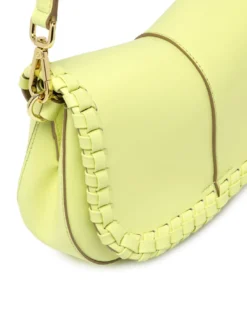 HELENA ROUND Borsa in pelle con flap