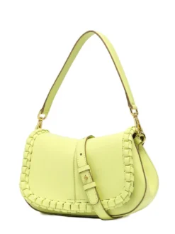 HELENA ROUND Borsa in pelle con flap