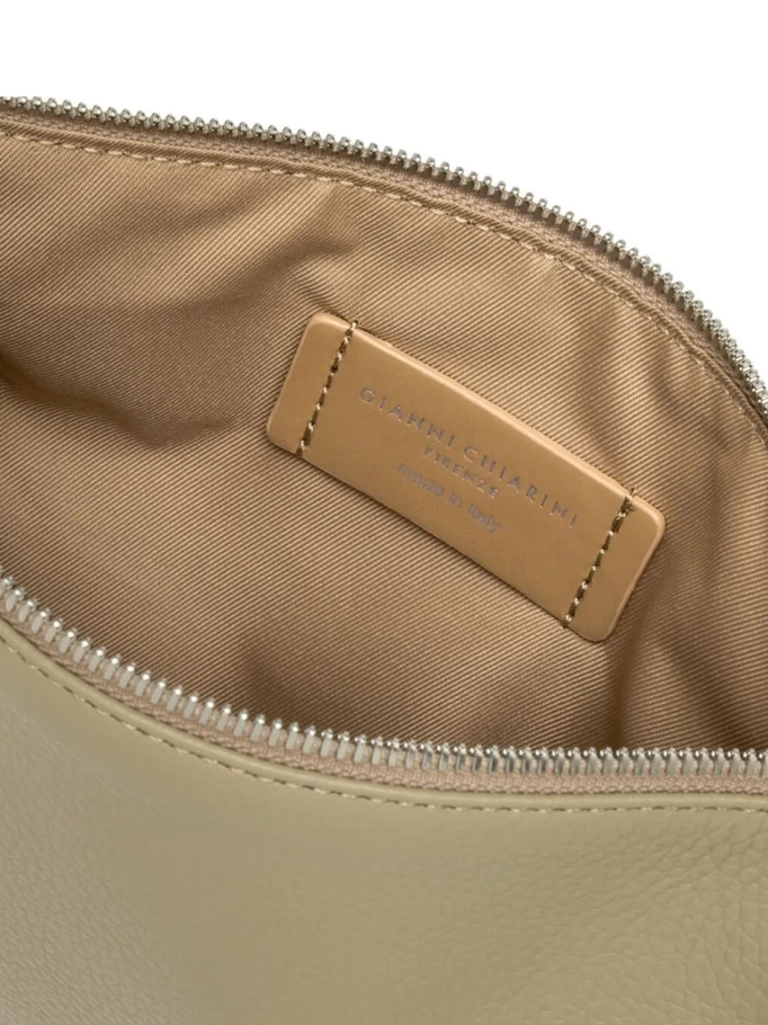 HERMY Borsa busta in pelle con tracolla