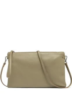 HERMY Borsa busta in pelle con tracolla