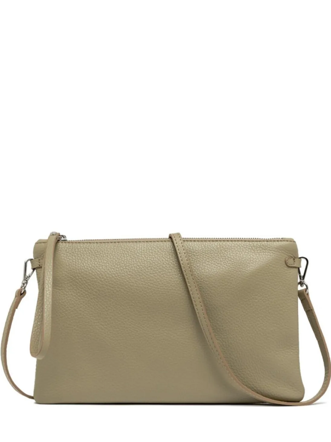HERMY Borsa busta in pelle con tracolla