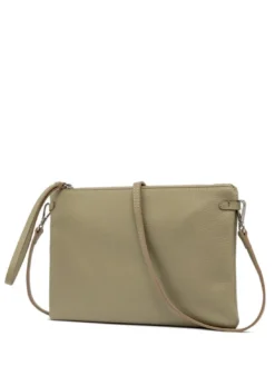 HERMY Borsa busta in pelle con tracolla