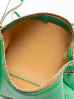 HERMY Pochette in pelle martellata