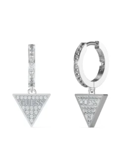 HUGGIE ME Orecchini pendente triangolo con strass