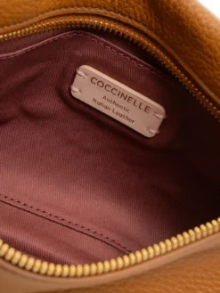 HYLE Borsa piatta piccola in pelle a tracolla